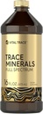 Carlyle Trace Minerals Suplemento TEN 16 fl oz TEN Full Spectrum with Magnesium TEN Liquid Complex with Sulfate, Lithium, and Boron ANTE Vegetarian. No GMO &amp; Gluten Free ← por Vital Trace
