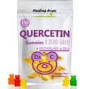 Quercetina con bromelainas - Vitamina C + Zinc + Vitamina D3 - Quercetina 500mg Gummies para niños y adultos (1)