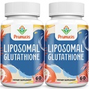 2400MG Liposomal Glutathione, con Vitamina C, Leche Thistle & Alpha-Lipoic Acid, Master Antioxidants, Pure Reduced L-Glutathione - Immune System, Cell Repair, Energy, High Absorption, 120 Softgels