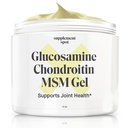 Glucosamine Chondroitin MSM Gel (4 oz) - con Glucosamina, Condroitina, MSM " Bromelain para apoyar la salud conjunta – para hombres de mujeres (90 Day Supply)
