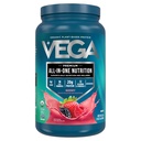 Vega All in One Nutrition Organic - 20g Plant-Based Pea Protein, Berry, 20 Servings, Vitaminas A &amp; C, Probiotics, Greens, Vegan, Keto, Gluten Free, 24.3oz (Packaging May Vary)
