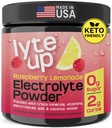 Nutriana Keto Electrolytes Powder No Sugar - Zero Carb & Zero Calorie Electrolyte Drink Mix - Sugar Electrolytes Libres para Hidratación Polvo - Ayuno Electrolitos Raspberry Lemonade Flavor