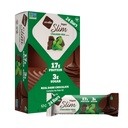 Nugo Slim Dark Chocolate Mint, 18g Vegan Protein, 3g Sugar, 6g Fiber, Low Net Carb, Keto Friendly, Gluten Free, 24 Condes