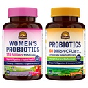 Vitalitown Probiotic Bundle (Pack of 2) ← Probiotics de las mujeres 120 Billion (Item 1) " Probiotics 60 Billion (Item 2) tención Shelf Stable ¦
