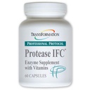 TRANSFORMACIÓN LA GENESIS DE LA BUENA SALUD Enzyme Protease IFC Suplemento de Enzyme, Apoyo Natural para el Musculo & Fatiga, con Alta Vitamina A, E, C, Zinc, " Selenium, Non-GMO, 60 cápsulas