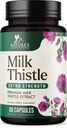 Milk Thistle Extract 1000mg - Liver Cleanse Detox &amp; Repair Formula with Dandelion Extract - Herbal Liver Supplement - Nature's Milk Thistle w/Silymarin Marianum, Supports Liver Health - 60 capsules