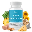 DR VITAMIN SOLUTIONS Bone Health Max - Advanced Calcium &amp; Magnesium Supplement with Vitamin D3, Bromelain &amp; Ipriflavone - 60 Tablets for Stronger Bones &amp; Joint Support