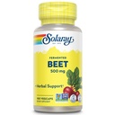 SOLARAY Fermented Beet Root Extract from Organic Beets - Beet Root Capsules Tradicionalmente usados para Energía, Resistencia, Flujo de Sangre, Heart Health Support - Vegan, Non-GMO, Garantía de 60 días, 100 VegCaps