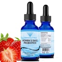 Probióticos diarios para mujeres Absonutrix 390 mg, 4 Oz Liquid, 302 Servings, Hecho en EE.UU., Absorción rápida, Ingredientes de potencial de calidad, No GMO, GMP Centro certificado, Productos sin crueldad