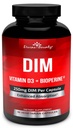 DIM Suplemento 250mg con vitamina D3 Plus BioPerine - Diindolylmetano Menopause &amp; Estrógeno Apoyo, Equilibrio hormonal para Mujeres y Hombres - 90 cápsulas vegetarianas