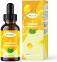 Phytoral Organic Lemon Balm Leaf Liquid Extract for Immune Support - Lemon Balm Tincture for Mood & Relax Support - Organic Tincture Leaf Drops for Adults &amp; Kids Dietary Supplement - 60 ml