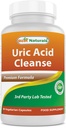 Mejores Naturales Uric Acid Cleanse Vitaminas para Hombres y Mujeres - 90 Veggie Capsules (90 Cuenta (Pack de 1))