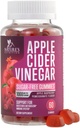 Apple Cider Vinegar Gummies 1000mg por Serving - Sugar Free Max Strength ACV Gummy Vitamins Suplemento, Fórmula Avanzada, Vitamina B12 soporta Metabolismo & Energía, Keto Friendly, Vegan, 60 Gummies