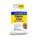 Enzymedica Digest Gold + Probióticos, 2-en-1 Fórmula para Gut Health, Enzymes Digestivos " 1 billón de culturas probióticas activas, 45 Cuenta (FFP)