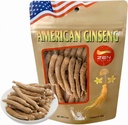 Zen Ginseng - 4 oz Bag of American Wisconsin Ginseng Root - Non-GMO, Gluten Free. Añadir Este Ginseng en Soup, té, café, jugos, Smoothies y Baking (Small Long Root 4 oz Bag)
