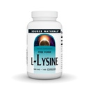 Fuente Naturales L-Lysine Free Form -Amino Acid Supplement Supports Energy Formation & Collagen - 100 Capsules