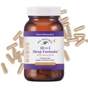 Remedios nativos 10-in-1 Asistencia natural para el sueño para adultos &amp; niños 4+ – Suplemento herbal para el sueño con Melatonina 5mg, Magnesio, Valerian Root, Chamomile &amp; L-Tryptophan – No-Habit Forming, Vegan, 60 cápsulas