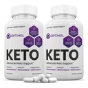 (2 Pack) Píldoras óptimas de Keto 1275MG Nuevas &amp; Mejoradas Fórmula Contiene Vinagre de manzana Vinagre Virgen Extra Aceite de Oliva Powder Green Tea Leaf 120 Capsules
