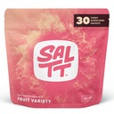 SALTT Electrolytes Embalajes de Polvo, Empaquetado de Variedad de Frutas (30 Packets) - Magnesio, Potasio, Sodio, Minerales de Traza - Vegan, Libre de Azúcar - Esenciales de Viaje - Made in USA