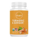 Turmeric " Ginger Capsules 1000mg Silencio Orgánica Suplemento Herbal tención 120 Capsules