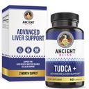 Tudca 500mg, 60 capsules (Acido Tauroursodeoxycholic)- Bile Salts Liver Support Supplement, Natural Bitter Taste- Vegan Friendly, Non GMO, Gluten Free Capsules by Ancient Bliss