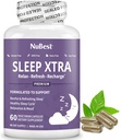 NuBest Sleep Xtra ← Apoyos El sueño saludable para adultos ← Vitamina B6, Melatonina, Ashwagandha, Chamomile, Valerian &amp; More - No Habit-Forming ← 60 Vegan Capsules 1 Month Supply