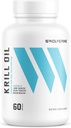 Aceite de Krill Swolverine tención 500mg de aceite de Krill " Astaxanthin, Omega-3s, EPA " DHA, Absorbing rápido, Alivio Conjunto, Salud del Corazón (60 Servimientos)