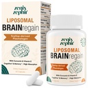 Suplementos litómicos para la memoria y el foco - Plasmalógeno con Curcumin & vitamina E para una mejor absorción- Adecuado para las personas mayores,Adult Men &amp; Women Cognitive Health,High Potency 60 Servings