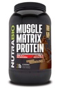 NutraBio Muscle Matrix Protein Powder - 25g of Protein Per Scoop - Whey Isolate and Micellar Casein Combo for Fast and Slow Release - Dutch Chocolate - 2 libras, 28 piezas