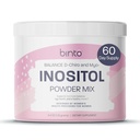 Binto Inositol Powder Mix ← 60-Day Supply ⋅ 40:1 Ratio of Myo and D-Chiro Inositol ← Hormon Balance y Ovulation Support ← Preservative Free