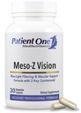 Paciente One Meso-Z Visión Silencioso Suplemento para apoyar la salud de los ojos y la luz azul Filtrar* Silencioso con Lutein, Zeaxanthin y Meso-Zeaxanthin