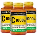 MASON NATURAL Vitamina C 1000 mg, 300 Day Supply, Supports Healthy Immune System, Antioxidant and Essential Nutrient, 3 Pack