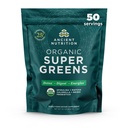 Antigua Nutrición Super Verde Polvo, Polvo Ecológico Superalimentario con Probióticos Hecho con Spirulina, Clorella, Matcha y Enzimas Digestivos, 50 Servimientos, 14.1 oz