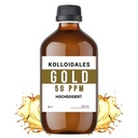 Solución de oro frío, 50 PPM, 500ml, alta pureza 99.99%