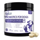 NATURE TARGET Probiotics for Dogs, 6 Billion Freeze Dried Dog Probiotics with Prebiotics & Enzymes, Vitaminas, Omega 3, for Digestive & Gut Health, Itch Relief, Reduce Diarrhea, 120 Bites