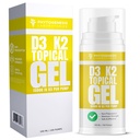 Vitamina D3 K2 Maximum Strength Gel Topical - 15000+ UI Por Bomba - La vitamina Sunshine - Soporta bonificación &amp; salud conjunta, soporte inmunológico - Suministro de un mes