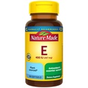 Nature Made Vitamina E 267 mg (400 UI) d-Alpha, Suplemento dietético para soporte antioxidante, 100 Softgels, 100 Day Supply