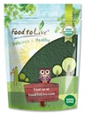 Alimentos para Viviente Clorella Polvo Orgánico, 8 onzas - No GMO, Kosher, Algas Verdes Raw, Superalimentos Vegan, Bulk, Proteína Verde Pura Vegan, Rica en Vitaminas y Minerales, Grande para Bebidas, Muro de Célula Rota
