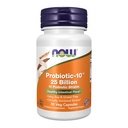 AHORA Suplementos de alimentos, Probiótico-10TM, 25 millones, con 10 Strains Probióticos, Lácteos, Soy y Gluten Gratis, Verificados de Strain, 30 cápsulas de Veg