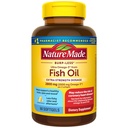 Nature Made Extra Strength Omega 3 Fish Oil Supplements, 2800mg, Fish Oil Omega 3 Suplementos como Ethyl Esters para el corazón sano, Cerebro, Ojos, Mood Support, 60 Softgels, 30 Day Supply
