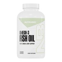 NutraBio Omega 3 Suplementos de aceite de pescado, 2.000 mg, 400 Softgels - EPA DHA Omega 3 Suplemento de ácido graso para ayudar a apoyar un corazón saludable