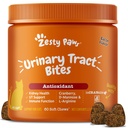 Zesty Paws Cranberry Urinary Tract Bites for Cats - Kidney & Urinary Tract Health - Soft Chews with D-Mannose, Vitamina B6 &amp; L-Arginine - Immune & Gut Support - Bacon - 60 Count