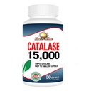 Rise-N-Shine Catalase Suplemento 15,000 - Potente Antioxidante Enzyme para la salud del cabello - Suplementos para el cabello fuerte - 30 Day Supply