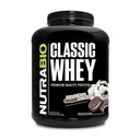 NutraBio Classic Whey Protein Powder- Full-Spectrum Amino Acid Profile - No Fillers, Colores artificiales, conservadores - Indice bajo de glicemia - Crema de hielo Cookie Dream, 5 libras