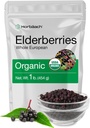 Horbäach Elderberries Dried Orgánica ← 1 lb Bulk Bag ← Todo Europa Silencio No GMO, Gluten Gratis ← Sambucus Nigra