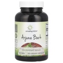 Increíble India Arjuna Bark Extract Suplemento Silencio 500 Mg Silencio 120 Veggie Capsules  Non-GMO TEN Gluten Free TEN Made in USA