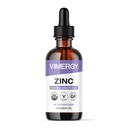 Vimergy Organic Zinc Supplements for Women &amp; Men (7.5mg Liquid Zinc Por Serving) Fast-Absorbing Immune Support, Promotes Healthy Bones & Skin, USDA Certified Organic, Vegan, Up to 27 Servings (55 mL)