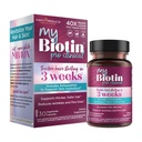 Productos de pureza MyBiotin ProClinical – Cabello delgado desde 3 semanas & luchas arrugas - MB40X Biotina patentada Vitamina B7 Matriz w/Astaxanthin - 40X Más Soluble vs Biotina ordinaria, 30 cápsulas del Veg