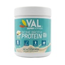 Polvo de proteína de hueso VAL - 22g Proteína, 12g Collagen, MCT & Pea Protein – Gut, Skin &amp; Joint Support – Paleo Friendly, Gluten Free – Chicken Flavor, 16 Servings