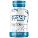 Nutri NAC Ethyl Ester + Glycine - Extra Strength 375mg - NACET withe Selenium - 80% Bioavailability - N-Acetylcysteine - Anti Aging Supplement, Boost Glutathione - 60 cápsulas - 3rd Party Tested